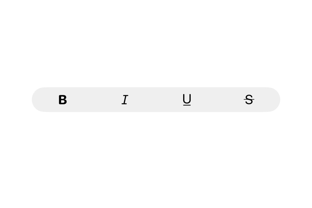 An open Menu showing a ControlGroup row of Add, Favorite, Share icon buttons above Rename and Delete entries