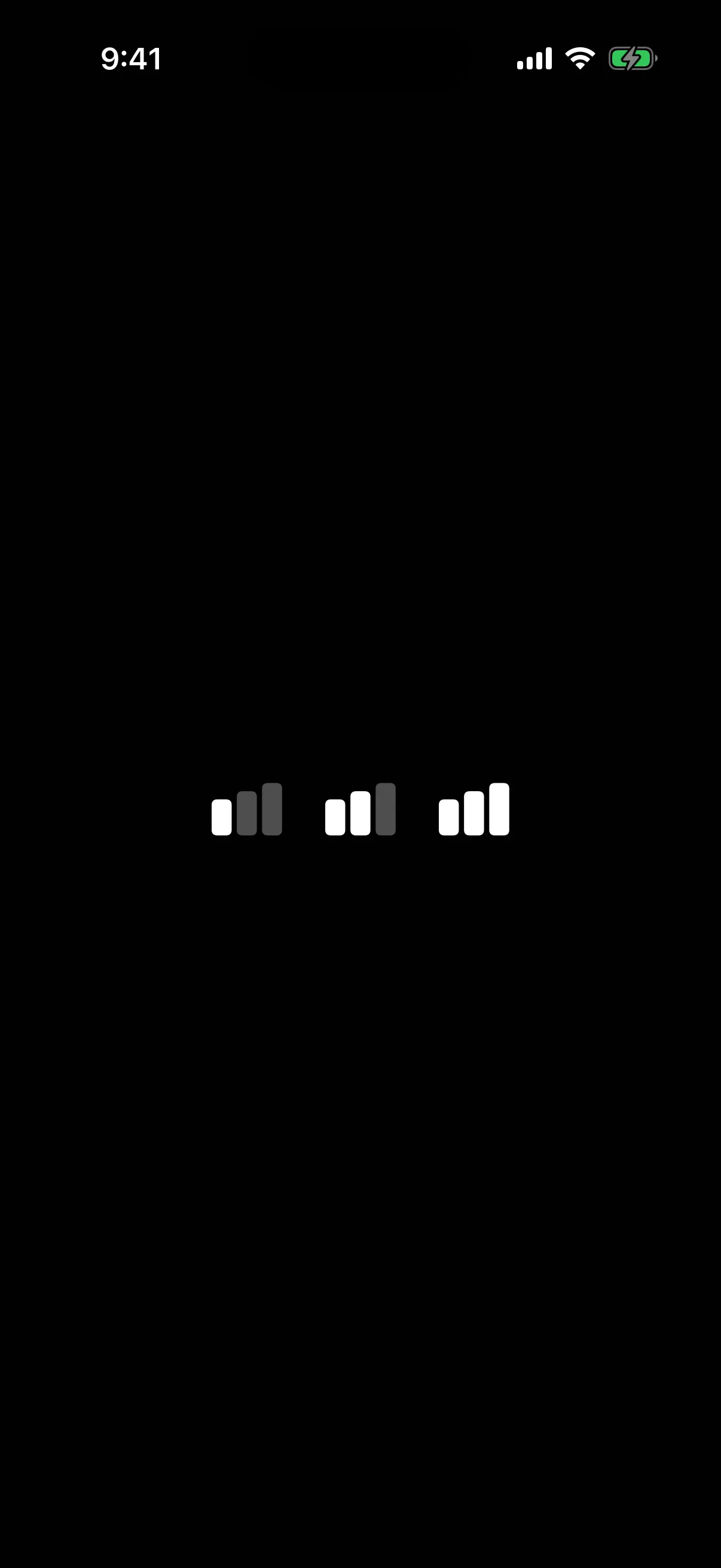 Three bar chart SF Symbols with variable values of 0.3, 0.6, and 1.0