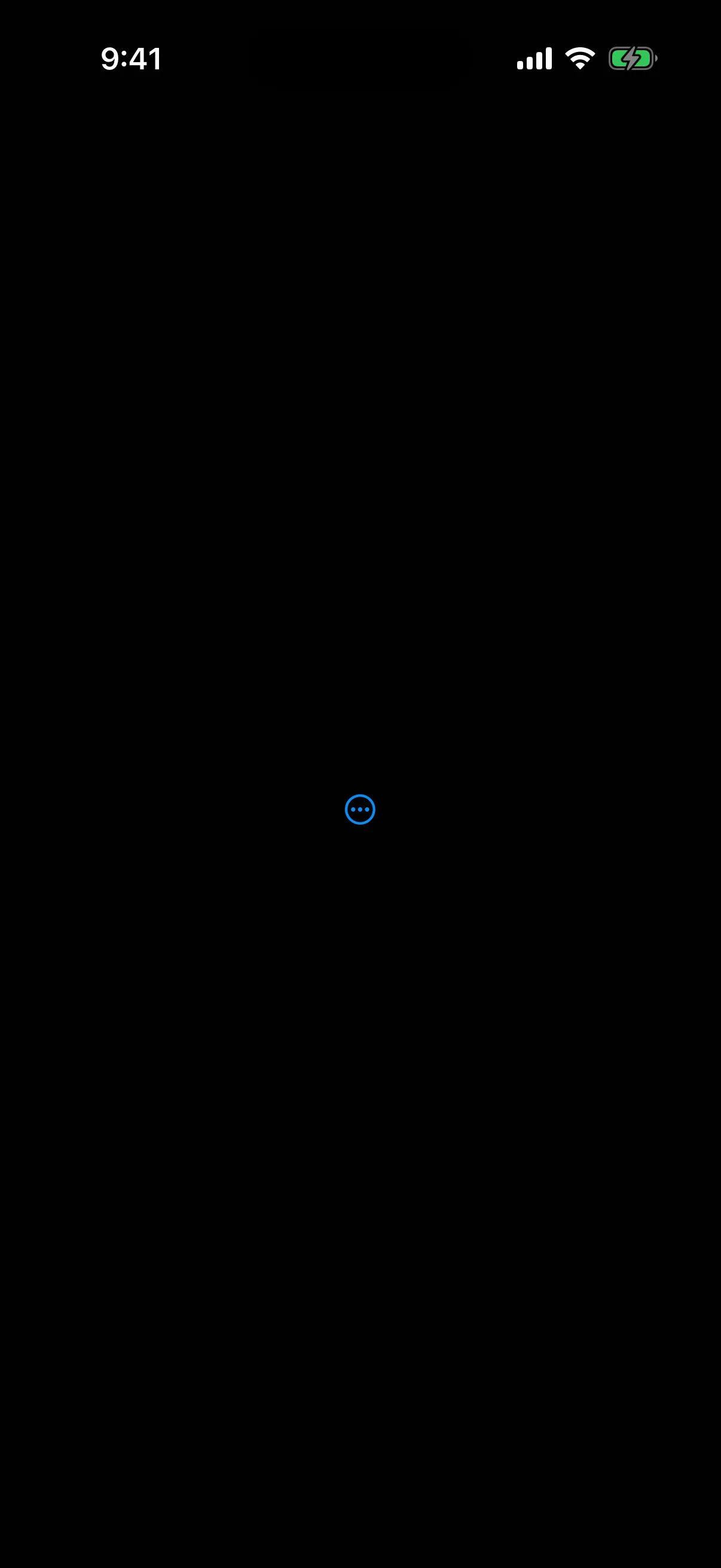 A menu trigger showing only a circled ellipsis icon