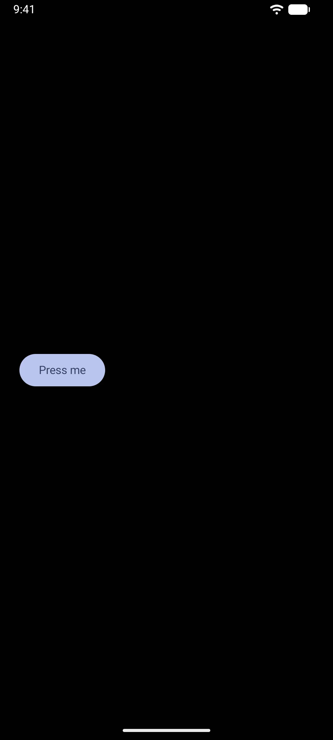 A single filled button