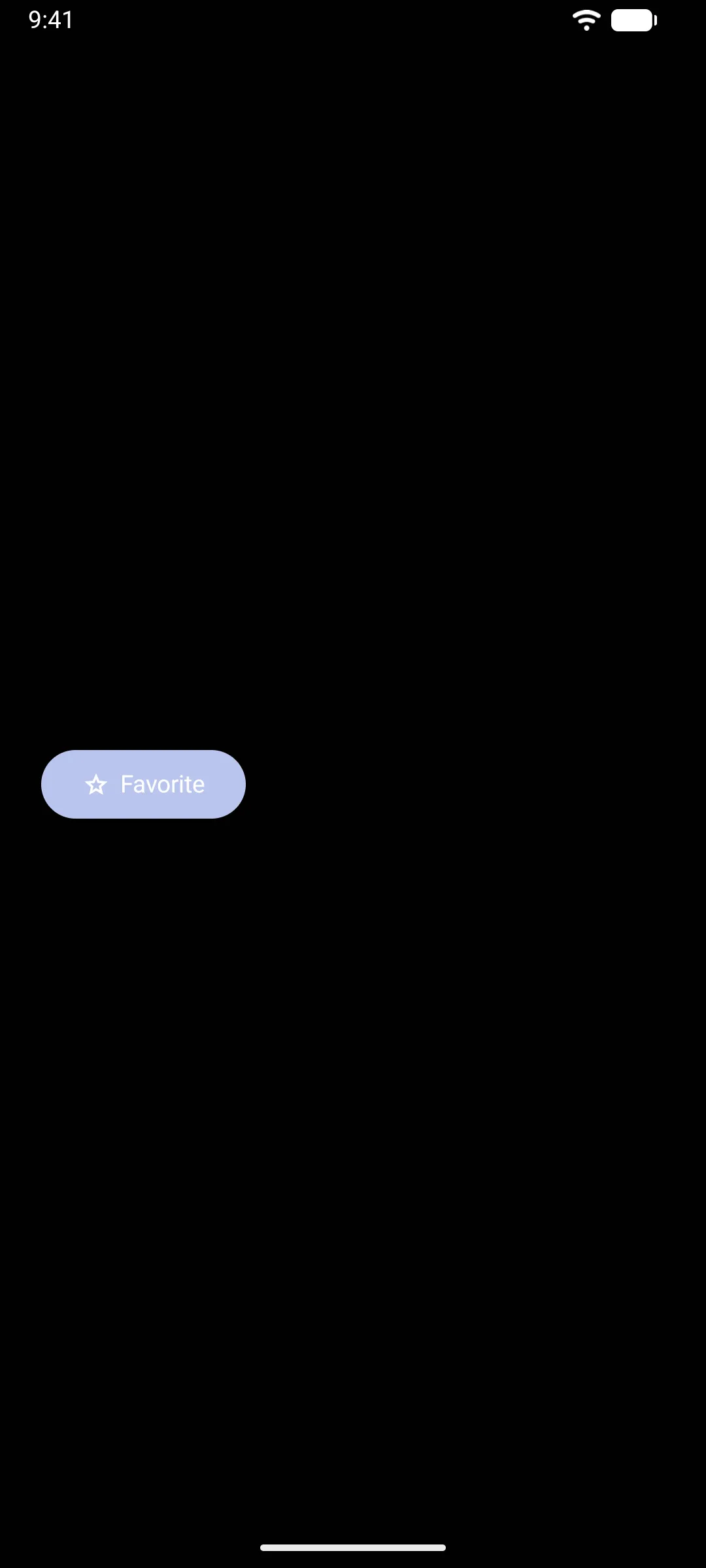 A filled button with a star icon and a Favorite label